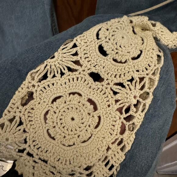 Y2K Vintage Tag Rag Culture Low Rise Flare Bellbottom Jeans sz 4 26 Crochet‎ - Picture 8 of 12